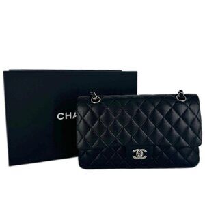 Chanel Lambskin Double Flap Microchipped 2023 Fullset